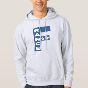 Herren Pullover Kapuzenpullover asche FRANCE 26