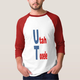 Herren Raglan-T-Shirt mit Ärmeln UTAH TOURISMU T-Shirt