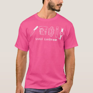 Herren rauchen Zigarre T-Shirt