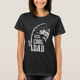 Herren Reel Cool Dad T-Shirt Angeln Daddy Lustig 1