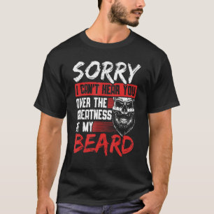 Herren Retro Vintage Bart Bärtig T-Shirt