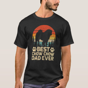 Herren Retro Vintage Bester Chow Chow Vater Aller T-Shirt