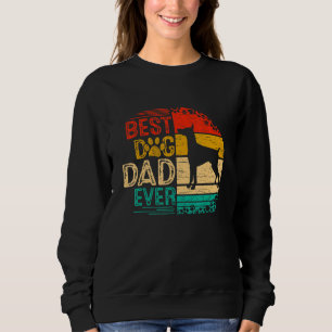 Herren Retro Vintage Sonnenuntergang Bester Doberm Sweatshirt