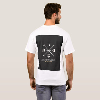 Herren Runder Neck Halbschläfer T - Shirt - "Vater