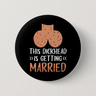 Herren-Sack-Gesicht-Junggesellenabschied-Lustiges- Button