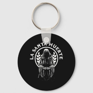 Herren Santa Muerte Mexiko Calavera Skelett Schäde Schlüsselanhänger