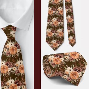 Herren-Schlips Florale Halskrawatte für Hochzeit Krawatte