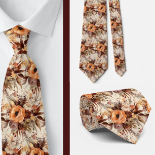Herren-Schlips Florale Halskrawatte für Hochzeit Krawatte