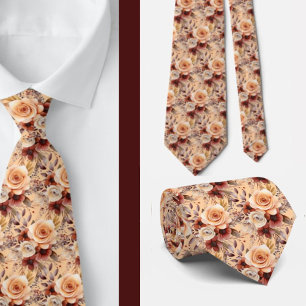 Herren-Schlips Florale Halskrawatte für Hochzeit Krawatte