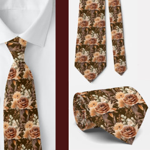 Herren-Schlips Florale Halskrawatte für Hochzeit Krawatte