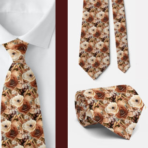 Herren-Schlips Florale Halskrawatte für Hochzeit Krawatte