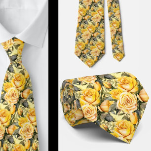Herren-Schlips Florale Halskrawatte für Hochzeit Krawatte
