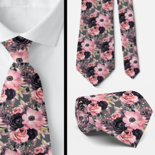 Herren-Schlips Florale Hochzeits- und Event-Hals Krawatte