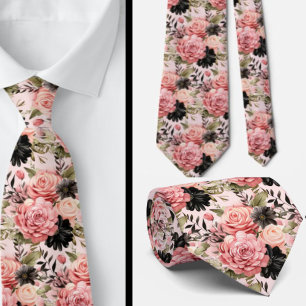 Herren-Schlips Florale Hochzeits- und Event-Hals Krawatte
