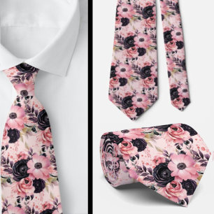 Herren-Schlips Florale Hochzeits- und Event-Hals Krawatte
