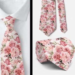 Herren-Schlips   Florale Hochzeits- und Event-Kraw Krawatte