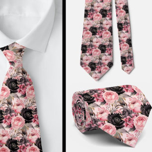 Herren-Schlips   Florale Hochzeits- und Event-Kraw Krawatte