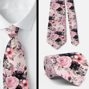 Herren-Schlips   Florale Hochzeits- und Event-Kraw Krawatte