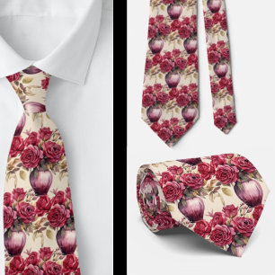 Herren-Schlips Florale Hochzeits- und Event-Kraw Krawatte