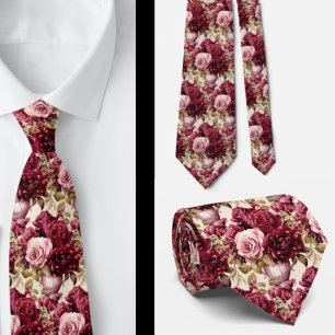 Herren-Schlips Florale Hochzeits- und Event-Kraw Krawatte