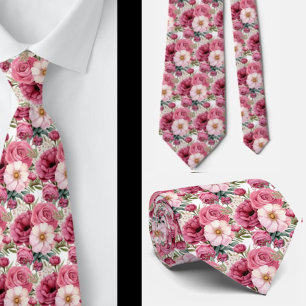 Herren-Schlips Florale Hochzeits- und Event-Kraw Krawatte
