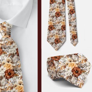 Herren-Schlips   Florale Hochzeits- und Event-Kraw Krawatte