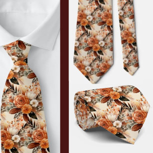 Herren-Schlips   Florale Hochzeits- und Event-Kraw Krawatte
