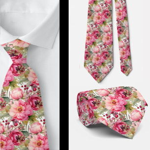 Herren-Schlips Florale Hochzeits- und Event-Kraw Krawatte