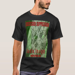 Herren Schwarz T-Shirt "Obsession Suppression".