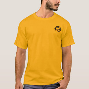 Herren Schwarzes Eidechsen T-Shirt