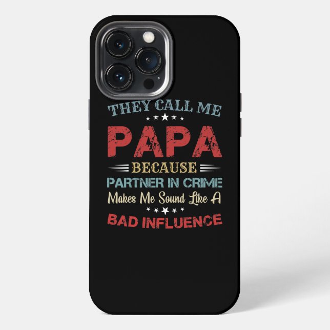 Herren Sie nennen mich Opa Komplize iPhone Hülle (Rückseite)