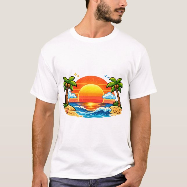 Herren Sommer-Shirt T-Shirt (Vorderseite)