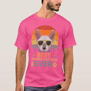 Herren Sphynx Katze Vintage Bester Sphynx Katze V T-Shirt