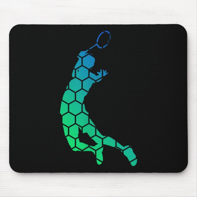 Herren-Squash Damen-Shuttle Badminton  Mousepad (Vorne)