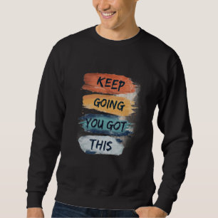 Herren-Sweatshirt Motivierendes Zitat Grafik-T-S Sweatshirt