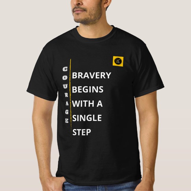 Herren T-Shirt - Courage Vibe (Vorderseite)