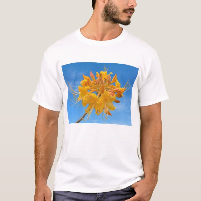 Herren T-Shirt (M) mit Florida Flame Azalea (Vorderseite)