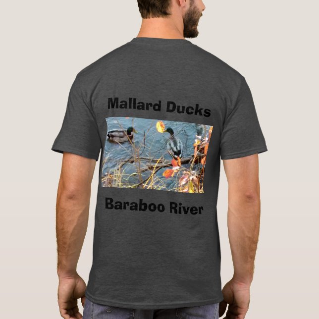 Herren-T - Shirt, Mallard Ducks T - Shirt (Rückseite)