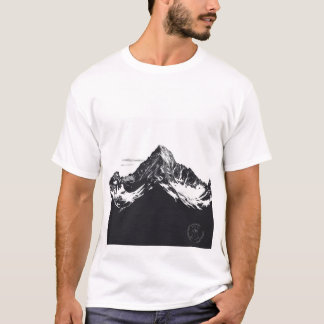 Herren-T-Shirt mit schwarzem und weißem Design T-Shirt