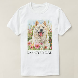 Herren T-Shirt – Samoyed Dad Shirt für Hunde Liebh
