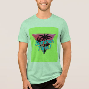 Herren T-Shirt Tri-Blend Shirt