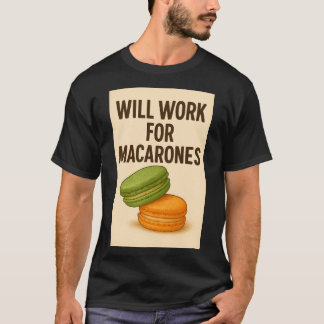 Herren T-Shirt wird für Macarones funktionieren