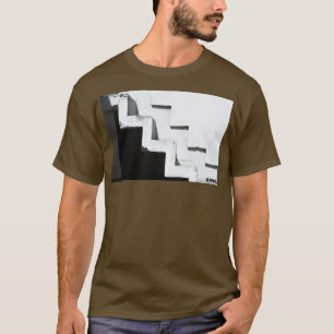 Herren T-Shirts Abstrakte Treppen Design  HAMbWG