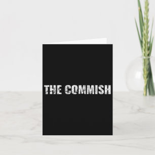 Herren The Commish Shirt - Fantasy Football Kommis Karte