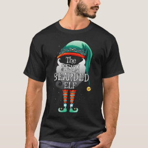 Herren The Sey Bärtiger Elf Passende Familie Weihn T-Shirt