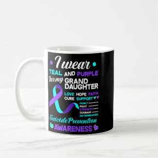 Herren tragen Teal Purple für die Enkeltochter-Prä Kaffeetasse