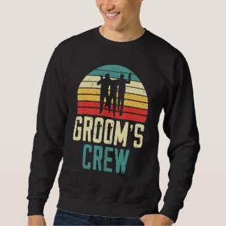 Herren Trauzeugen Crew Bräutigam Junggesellenabsch Sweatshirt