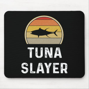 Herren Tuna Slayer Angelgeschenke Lustiger Fischer Mousepad