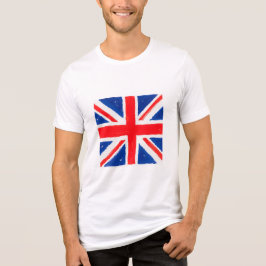 Herren-Union-Jack-T-Shirt Tri-Blend Shirt