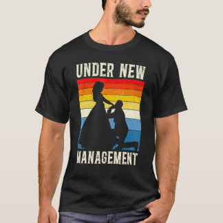 Herren Unter Neuer Leitung Bräutigam Hochzeit Jung T-Shirt